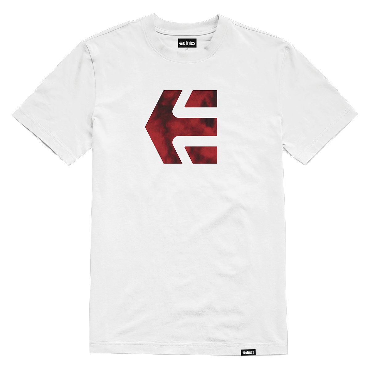 ETNIES - Polera Men Icon Print White Red