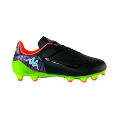 KAPPA - Zapatilla Fútbol Men Kombat Player Base Black Neon Green Firm Ground