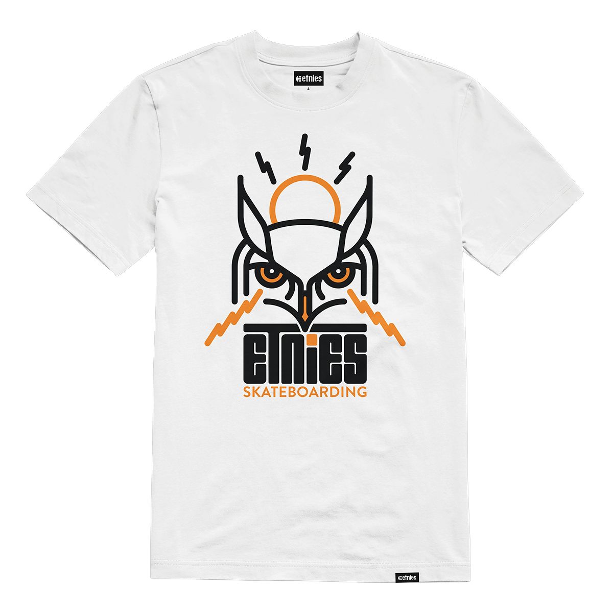 ETNIES - Polera Jono Wood Owl White