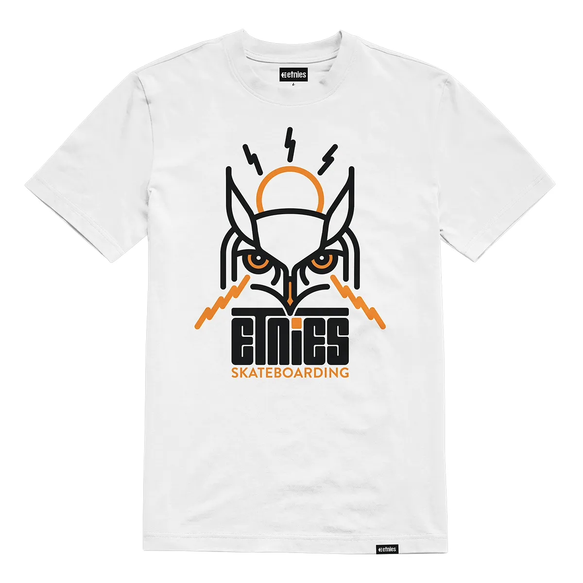 ETNIES - Polera Jono Wood Owl White
