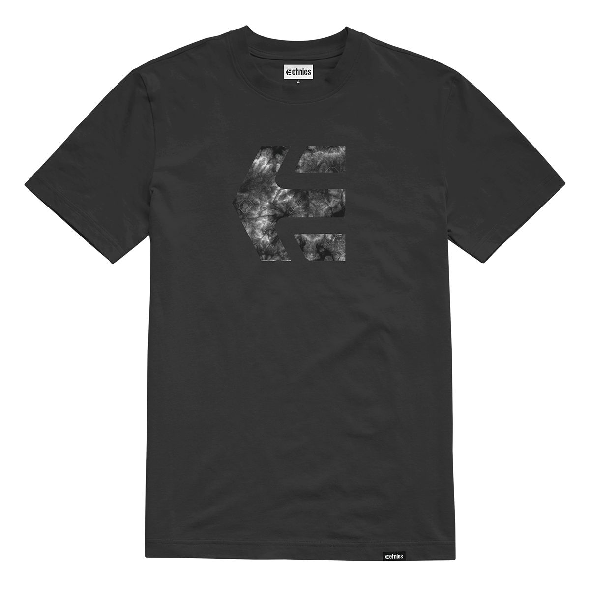 ETNIES - Polera Men Icon Print Black Acid