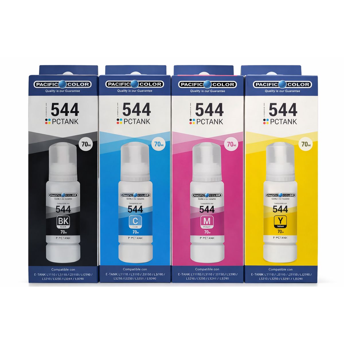 GENERICO - Pack tinta alternativa T544  L3250 L3150 L3210 L3110