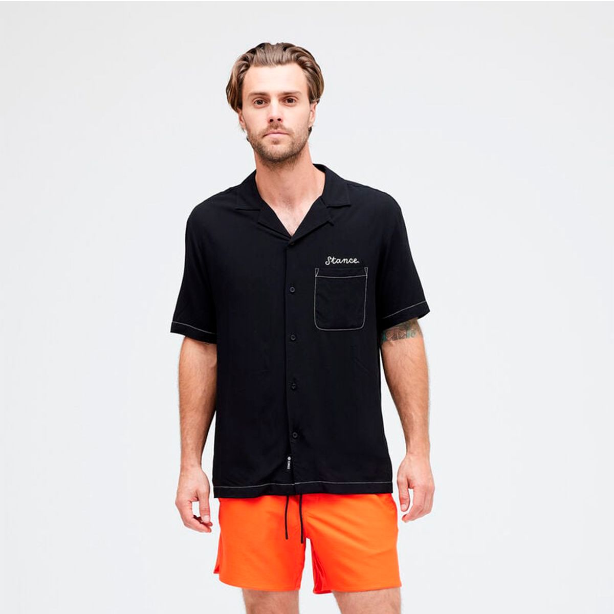 STANCE - Camisa Stance Yoto Button Up Black