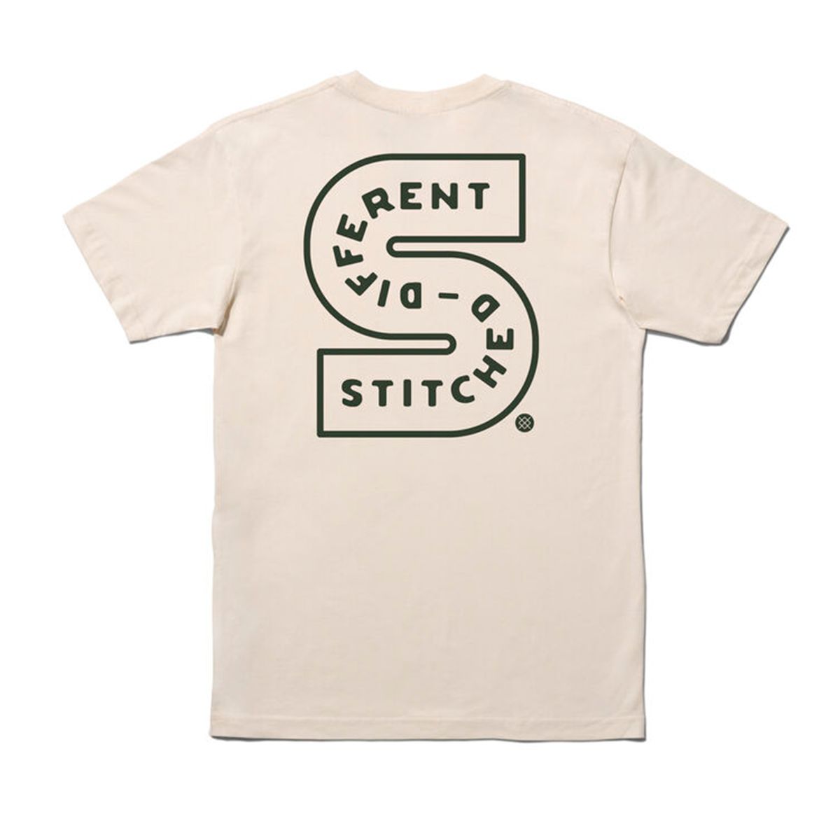 STANCE - Polera Big S Vintage White