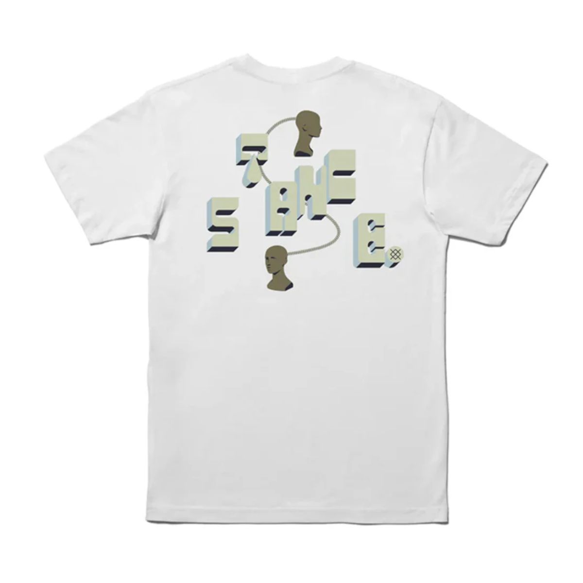 STANCE - Polera Stance Brain Wayz White