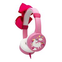 Audífono para Niña Monster con Lazo Diseño Unicornio CK02P Rosado