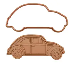 GENERICO - Cortador de galletas Diseño Autos - Escarabajo