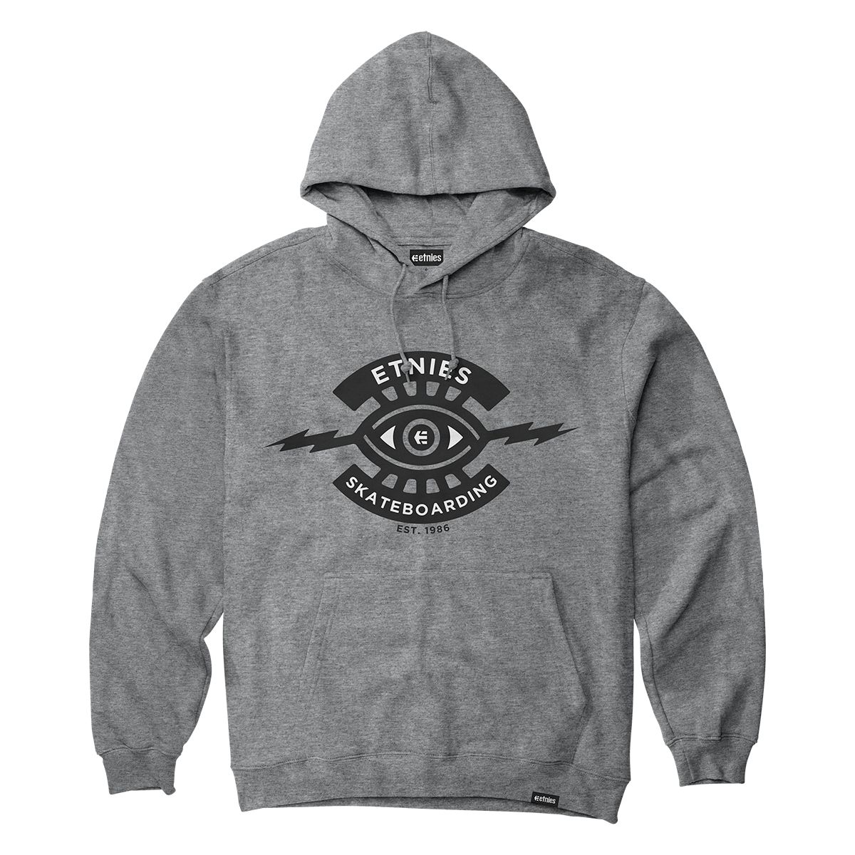 ETNIES - Polerón Jono Wood Hoodie Charcoal Heather