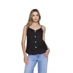 REEF - Blusa Pabilo Women Black Buttons