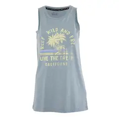 REEF - Polera Kids Musculosa Grey Palm