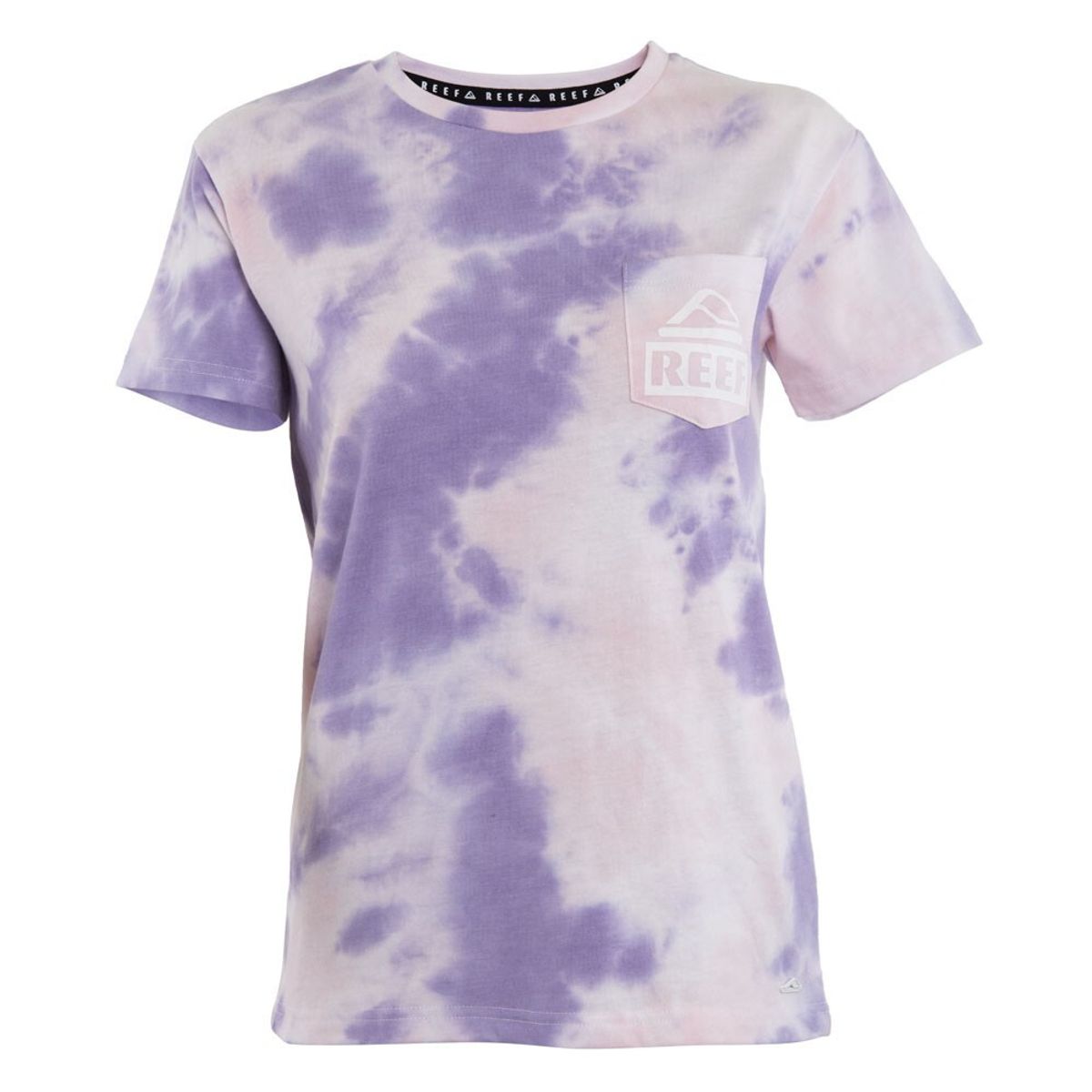 REEF - Polera Tie Dye Lavender Bolsillo