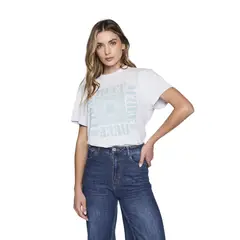 REEF - Polera Women White Light Blue