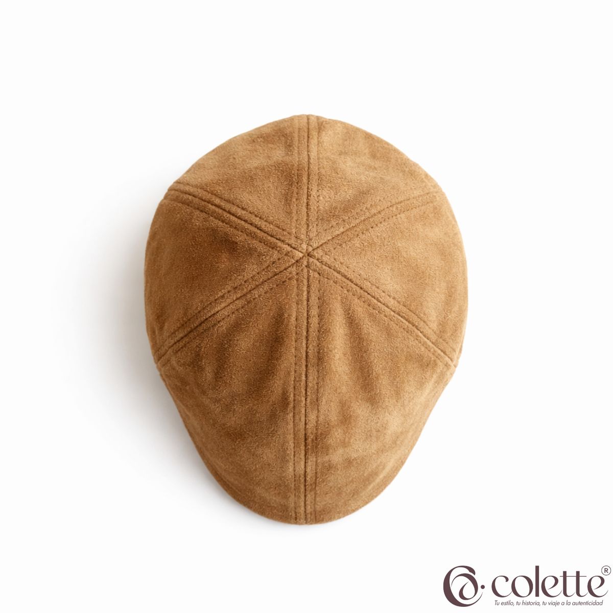 COLETTE - Boina Inglesa Gamuzina Modelo Kensington