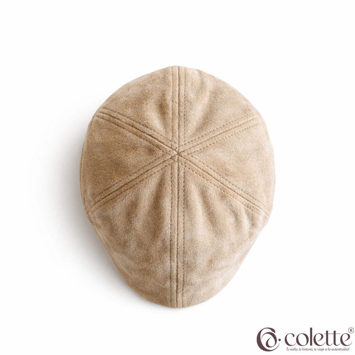 COLETTE - Boina Inglesa Gamuzina Modelo Kensington