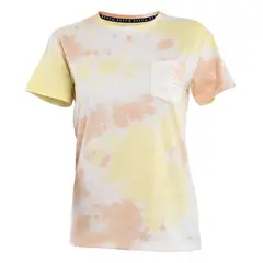 REEF - Polera Tie Dye Yellow Bolsillo