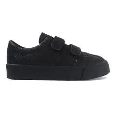SUPERGA - Zapatilla 2843 Kids CLUB STRAPS Glitter Black