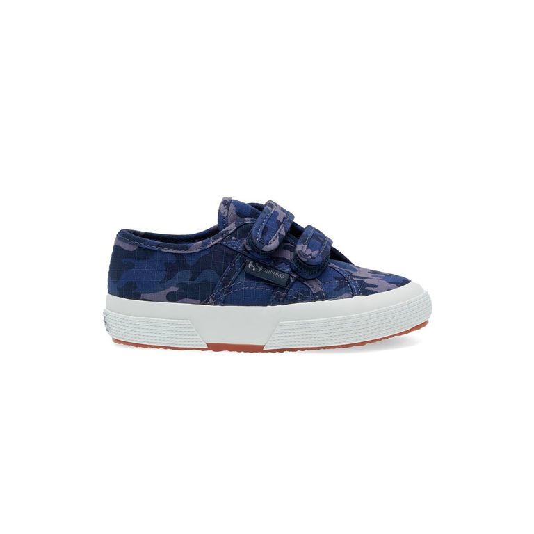 Zapatilla Kids 2750 Straps Camo Blue Grey