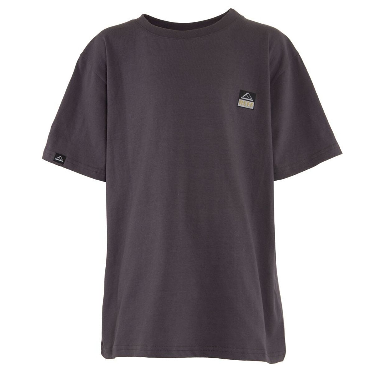 REEF - Polera Kids Grey Logo Black Back