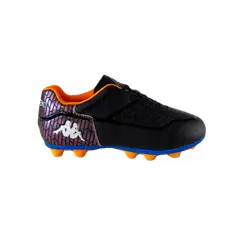 KAPPA - Zapatilla Fútbol Kids Kombat Player Black Blue Royal Firm Ground