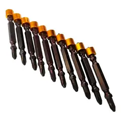 KAMASA - Set / Juego 10 Puntas Philips Dobles S2 Ph2 Magnética