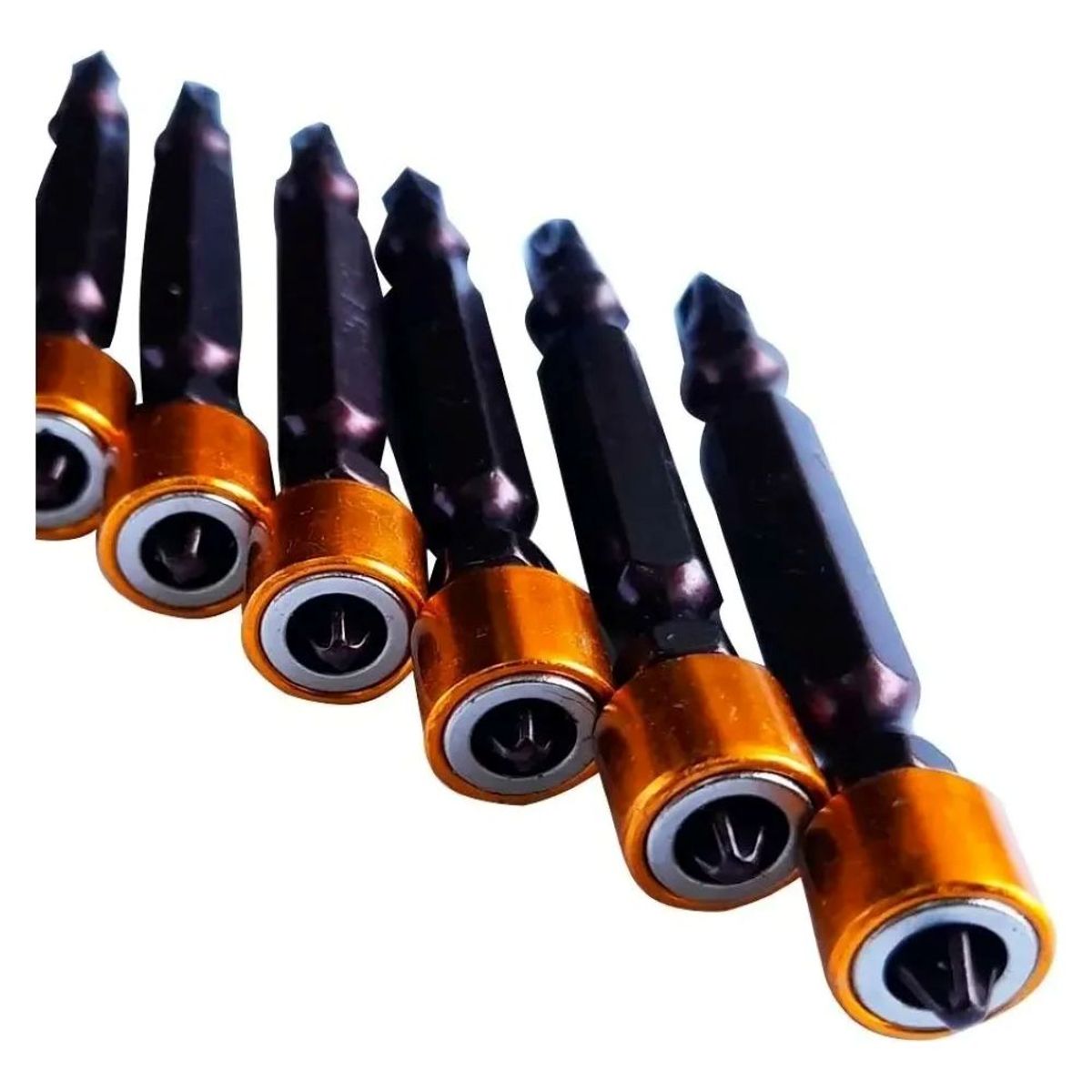 KAMASA - Set / Juego 10 Puntas Philips Dobles S2 Ph2 Magnética