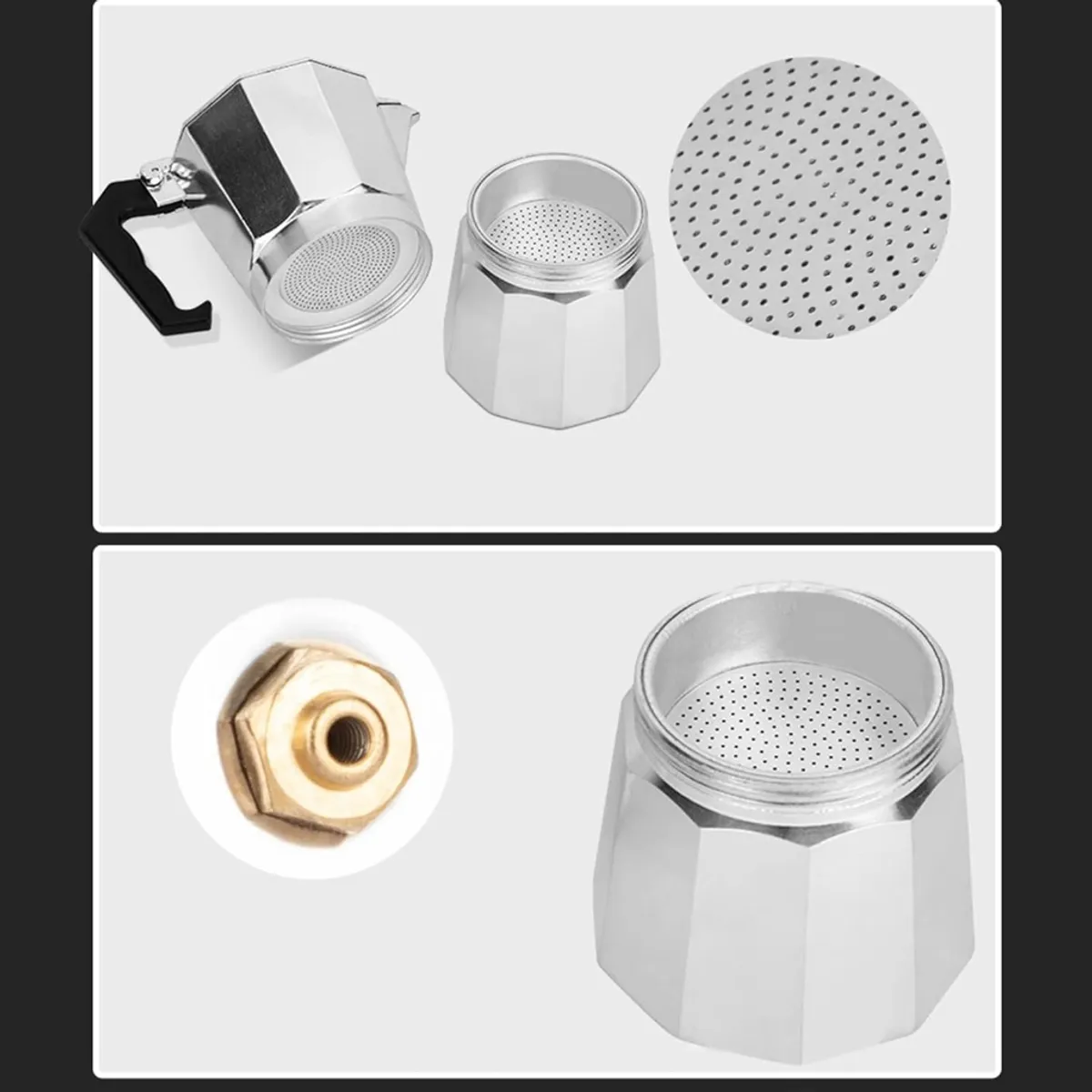 GENERIC - Cafetera Italiana conocida también como Cafetera moka o greca