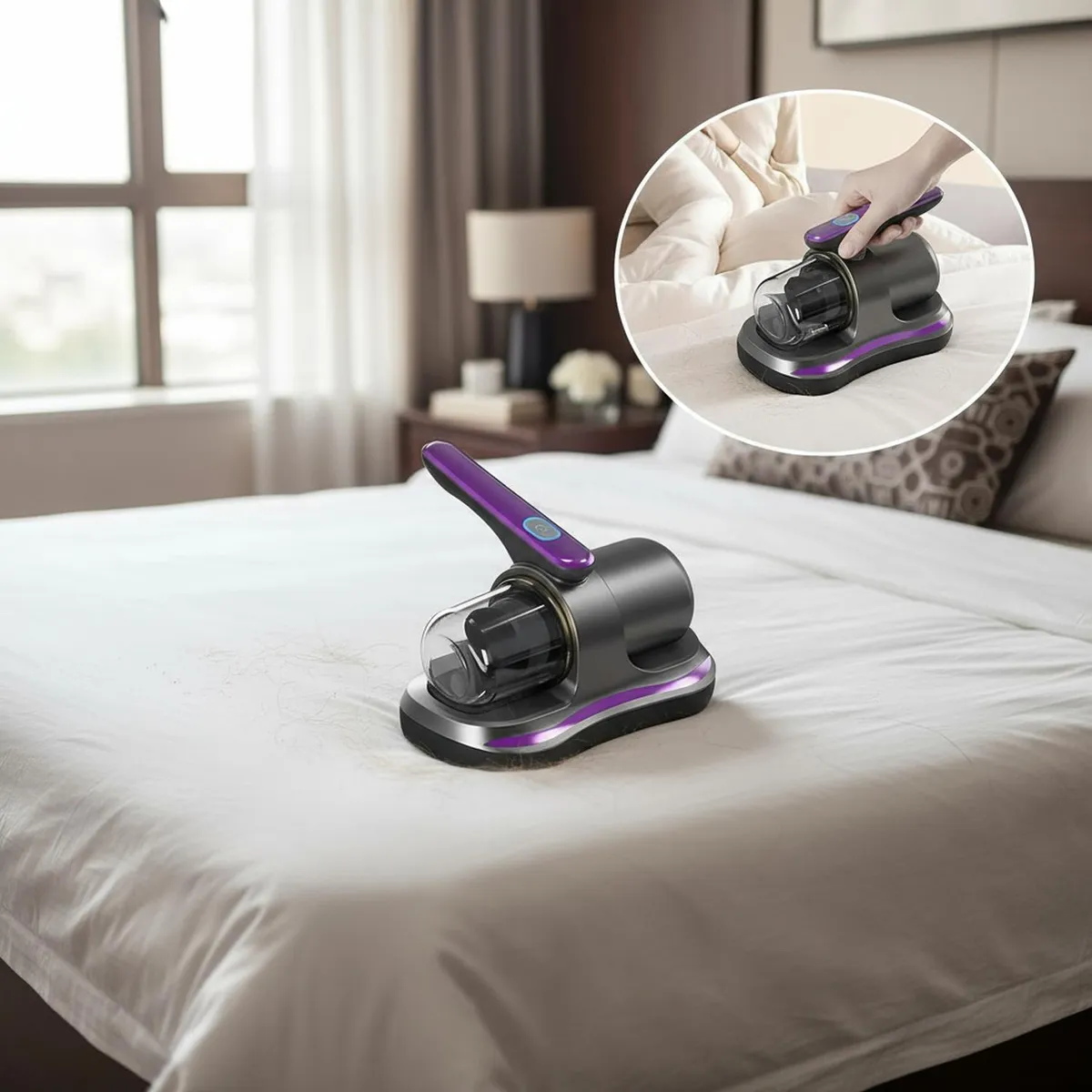 JAGIMA - Aspiradora Inalámbrica Anti Ácaros Removedor Uv Color Surtido