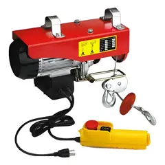 GENERICO - Tecle Eléctrico De Levante Hasta 500 Kgs 220v 12m Rojo