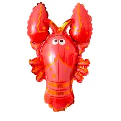 GENERICO - Globo metalizado de langosta 29 x 47cm