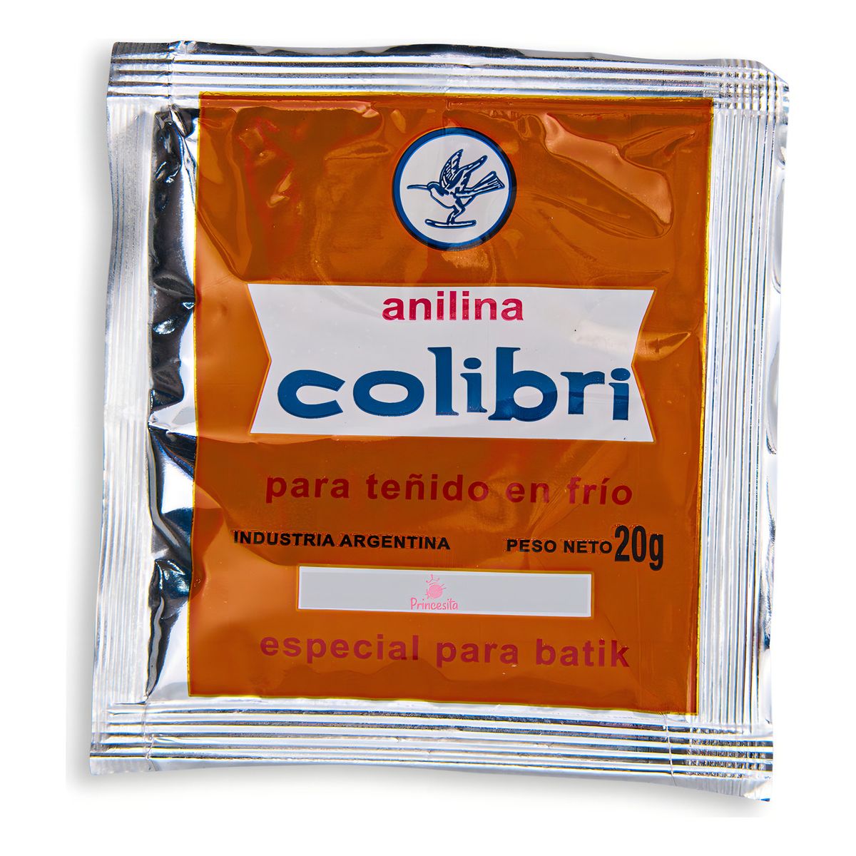 GENERICO - Anilina Colibrí Lila Para Teñir Algodón Lana Seda Rayón en Polvo 20g