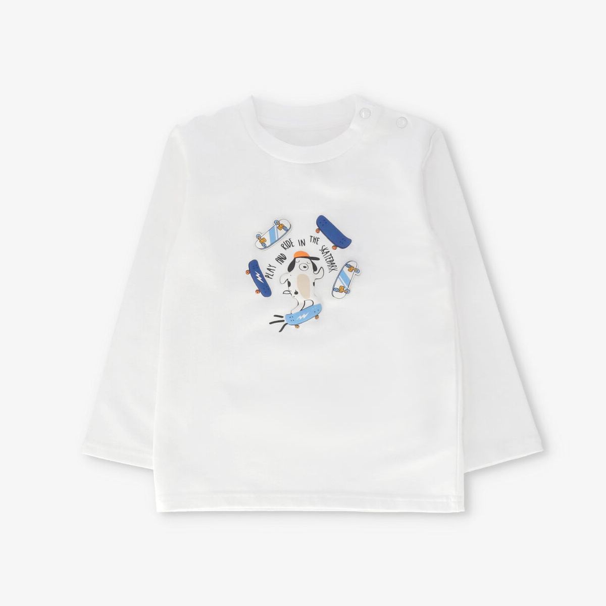 4KIDS - Polera manga larga bebé play and ride crudo 4 Kids