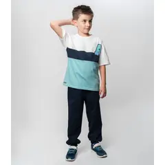 BLACK AND BLUE - Conjunto niño crudo
