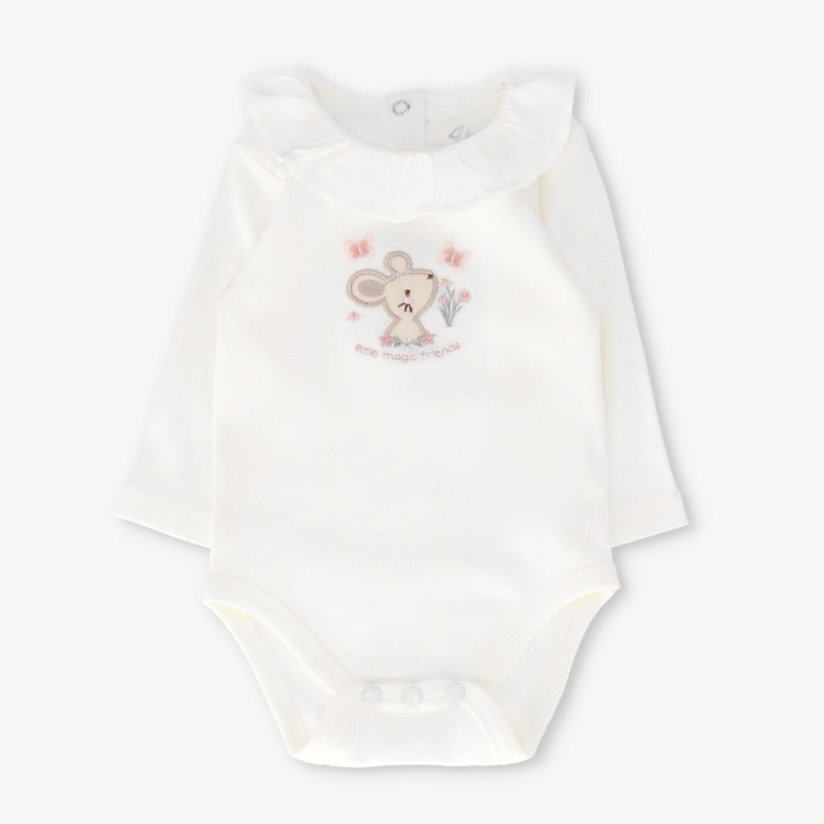 4KIDS - Conjunto recién nacida 3 piezas crudo 4 Kids
