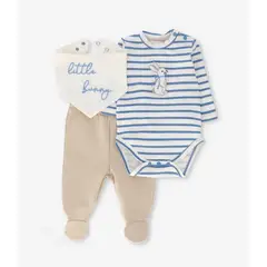 4KIDS - Conjunto recién nacido 3 piezas beige 4 Kids