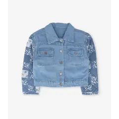 LIMONADA - Chaqueta niña de denim denim celeste