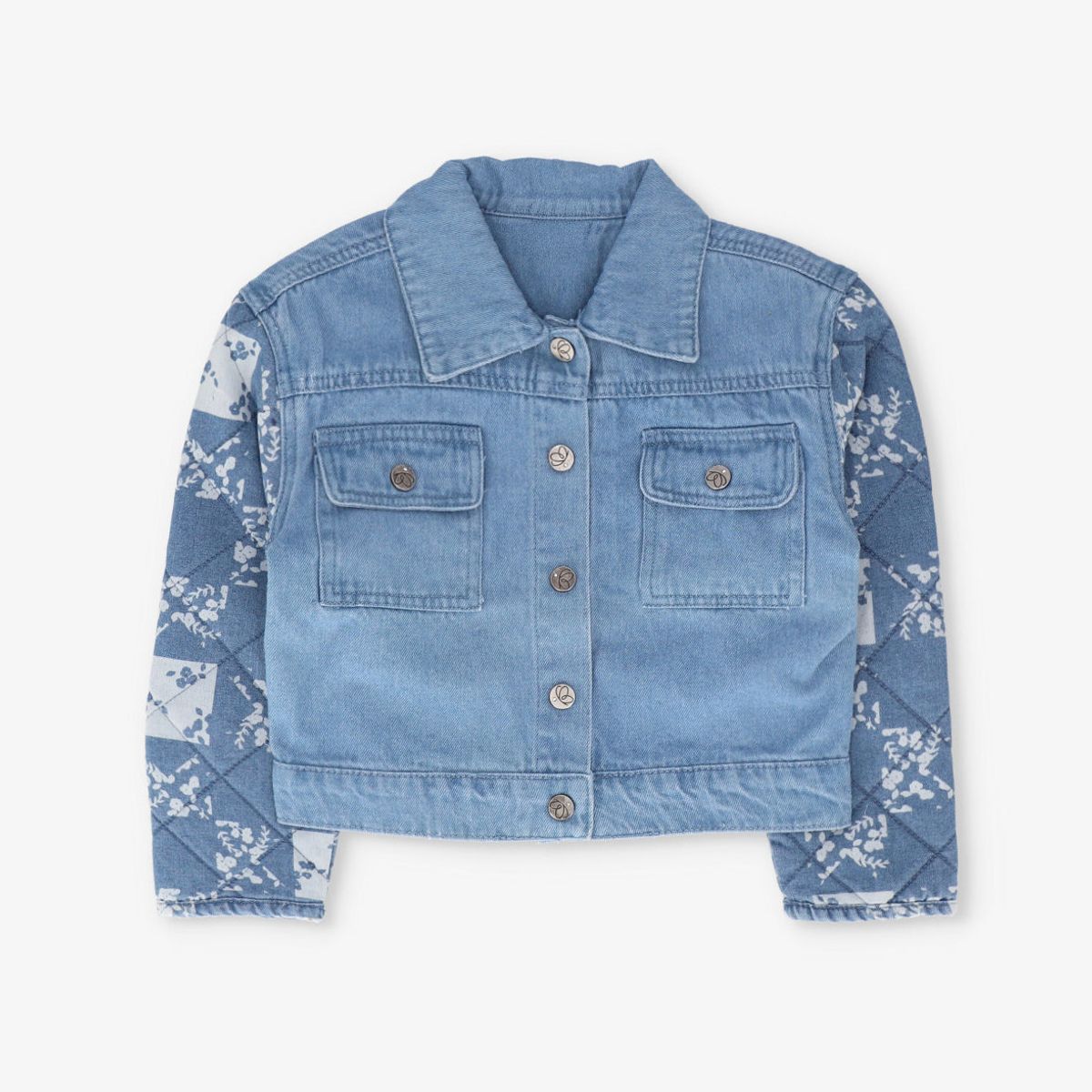LIMONADA - Chaqueta niña de denim denim celeste Limonada