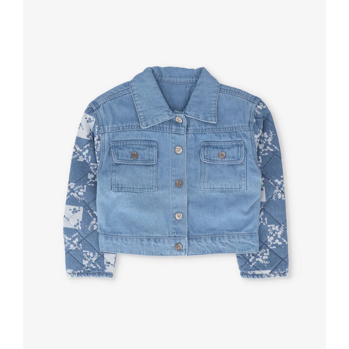LIMONADA - Chaqueta niña de denim denim celeste Limonada