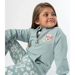 LIMONADA - Conjunto niña animal print turquesa