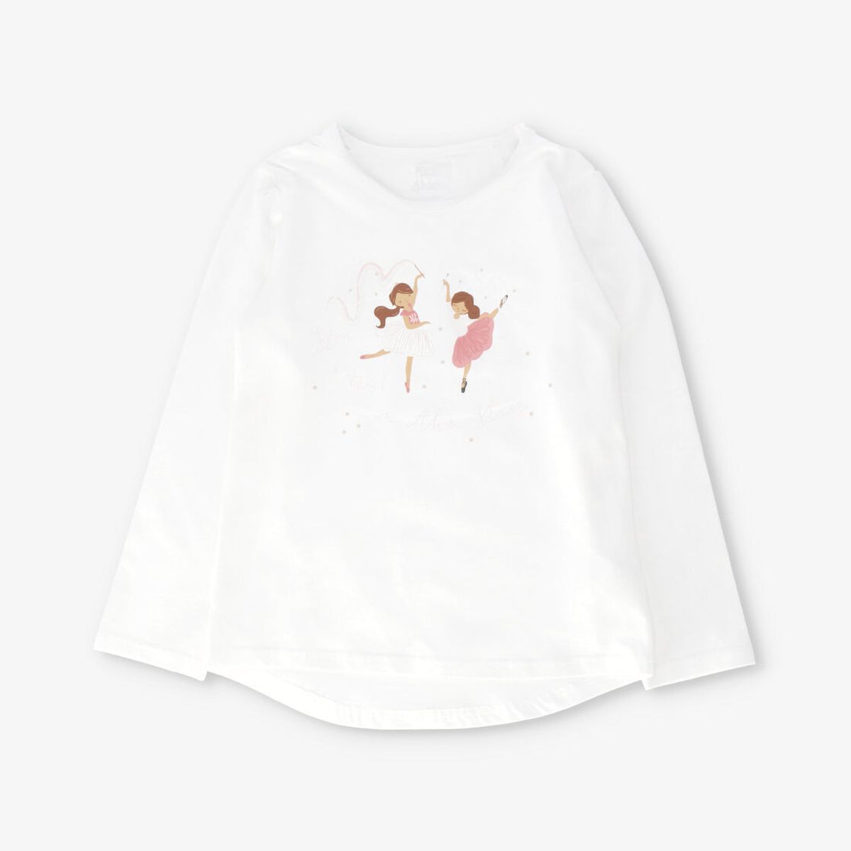 4KIDS - Polera manga larga niña bailarinas crudo 4 Kids