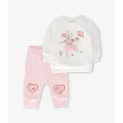 4KIDS - Buzo recién nacida con diseño crudo 4 Kids