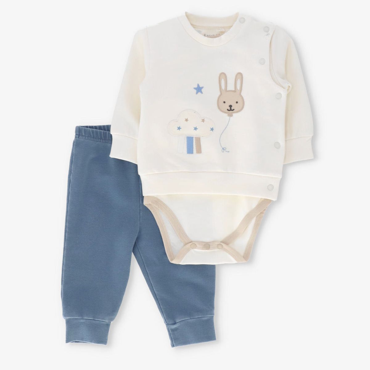 4KIDS - Conjunto recién nacido beige 4 Kids