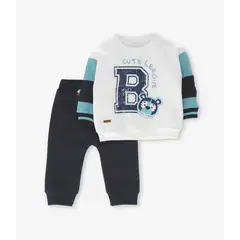 BLACK AND BLUE - Buzo bebé cute league azul marino