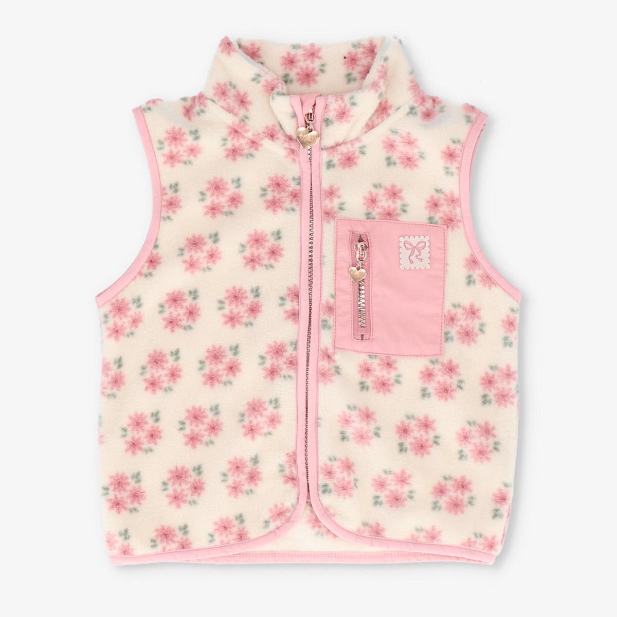 4KIDS - Chaqueta niña sin mangas rosado 4 Kids