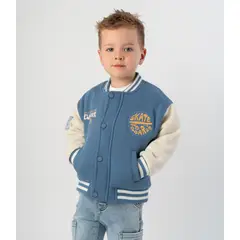 4KIDS - Chaqueta bebé bomber azul 4 Kids