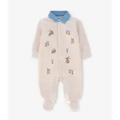 4KIDS - Enterito recién nacido con cuello beige 4 Kids