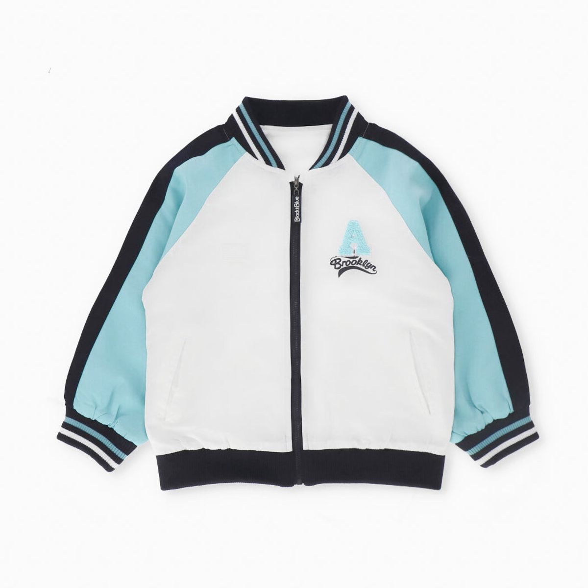 BLACK AND BLUE - Chaqueta niño bomber crudo Black and Blue