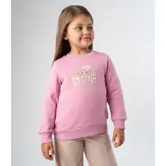 LIMONADA - Polerón niña básico rosado