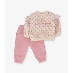 4KIDS - Buzo bebé con vuelos rosado 4 Kids