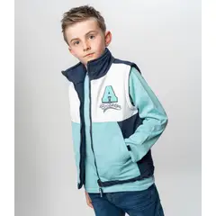 BLACK AND BLUE - Parka niño reversible azul marino