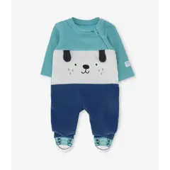 BLACK AND BLUE - Enterito recién nacido perrito menta